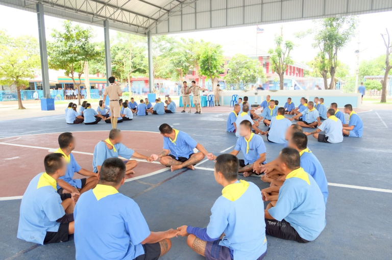 กิจกรรมลูกเสือเป็นสื่อในการพัฒนาทักษะชีวิต ณ เรือนจำจังหวัดสิงห์บุรี